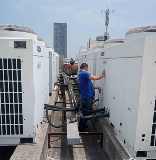 沧州中央空调制热和不制冷系统维修方法